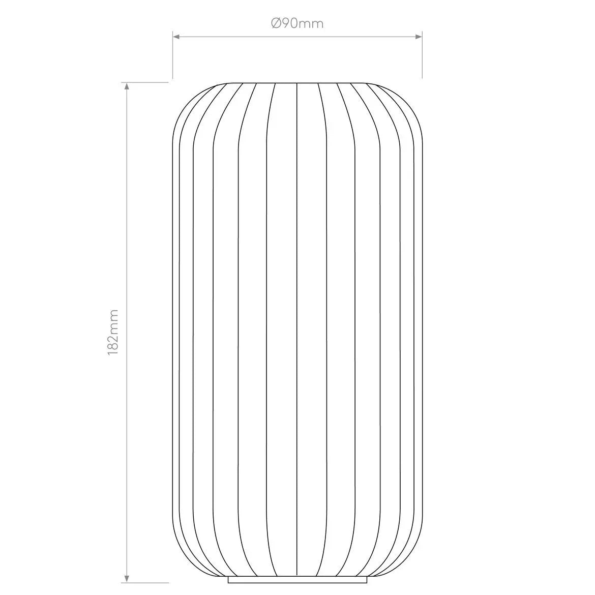 Astro Lighting Tacoma Reed Ribbed Glass Shade | All Square Lighting