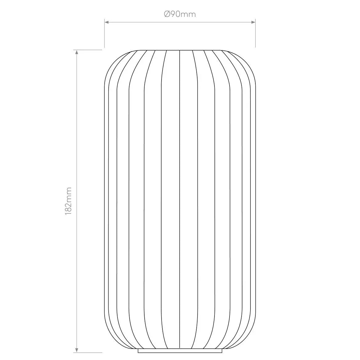 Astro Lighting Tacoma Reed Ribbed Glass Shade | All Square Lighting