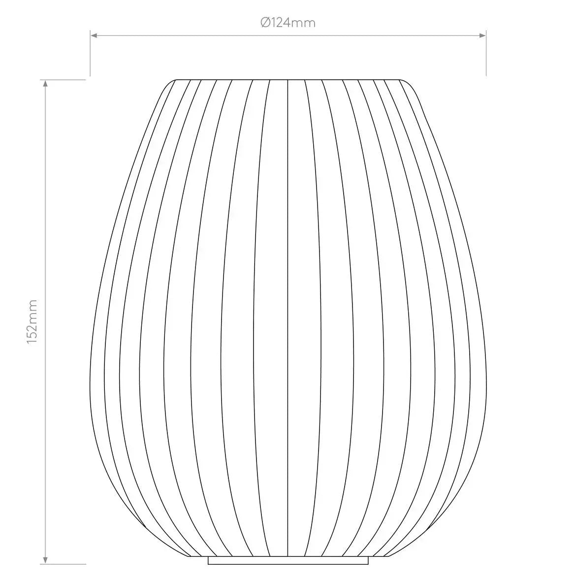 Astro Lighting Tacoma Tulip Ribbed Glass Shade | All Square Lighting