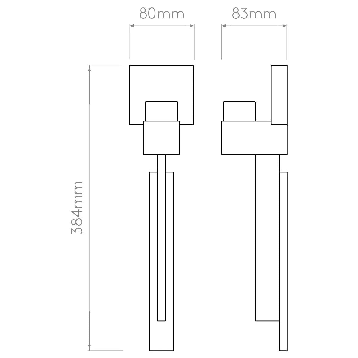 Astro Lighting Tate Wall Light | All Square Lighting