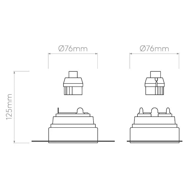 Astro Lighting Trimless Round Adjustable Downlight | All Square Lighting