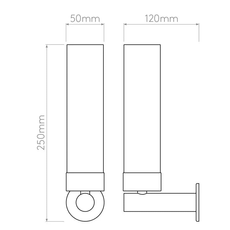 Astro Lighting Tube 120 Wall Light | All Square Lighting