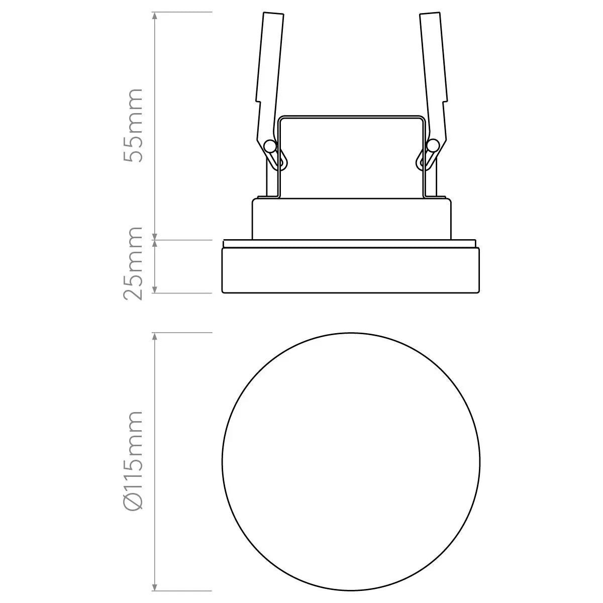 Astro Lighting Vancouver Round Ceiling Light | All Square Lighting