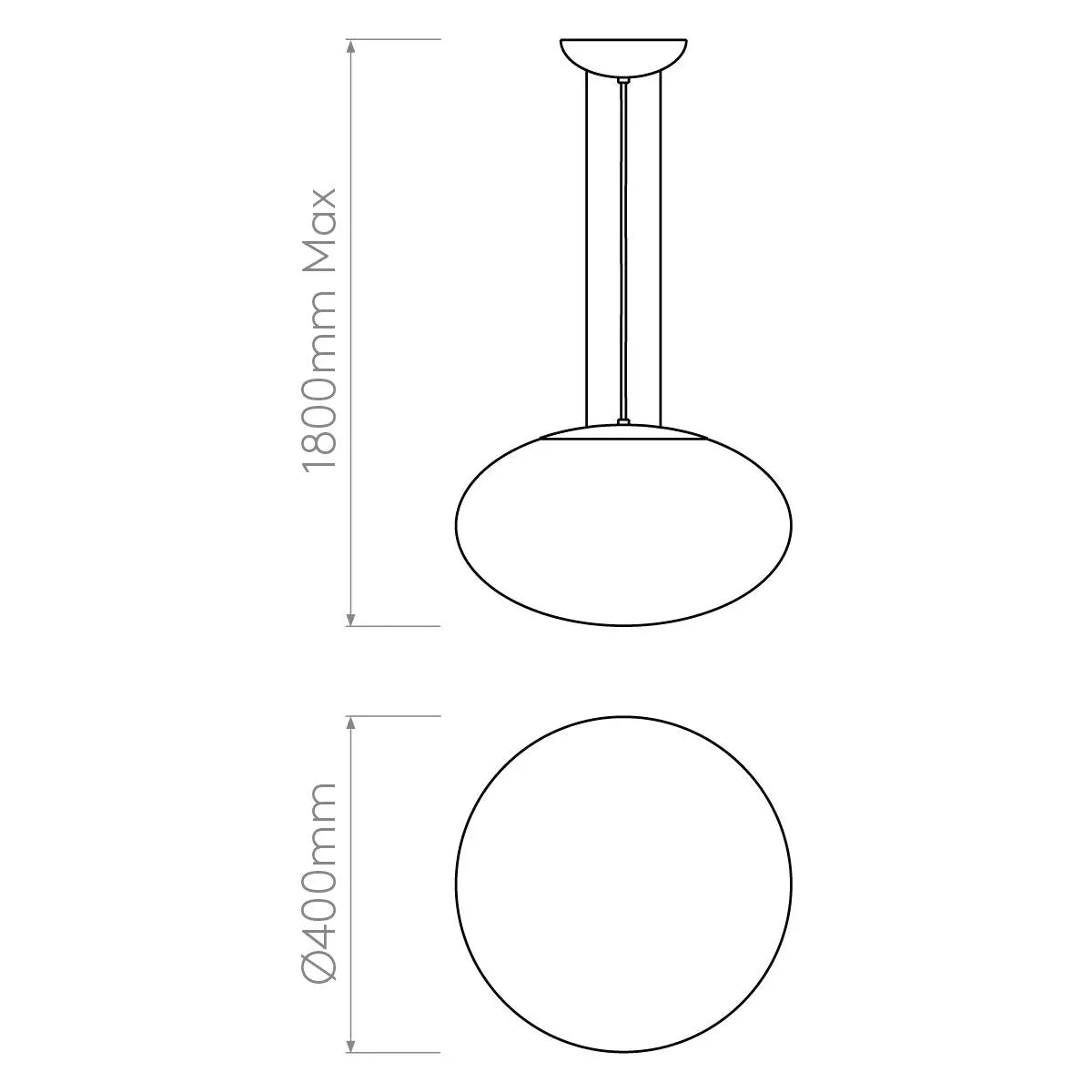 Astro Lighting Zeppo 400 Pendant Light | All Square Lighting