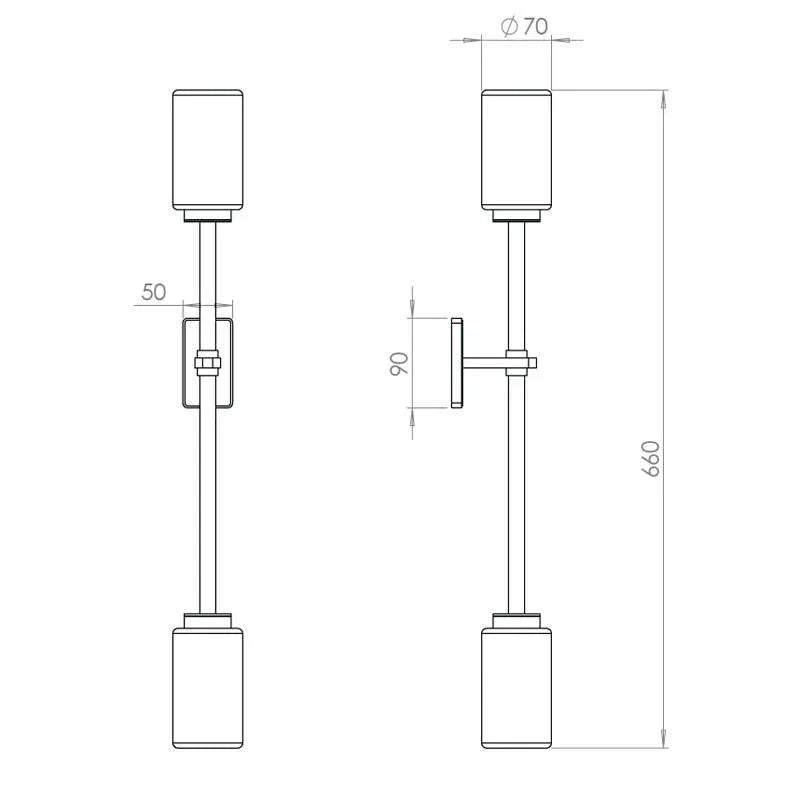 Bert Frank Farol Single Wall Light | All Square Lighting
