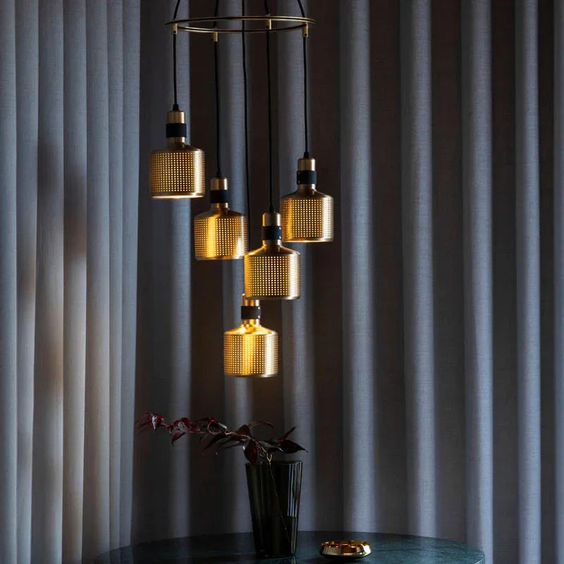 Bert Frank Riddle Cluster 5 Pendant Light | All Square Lighting