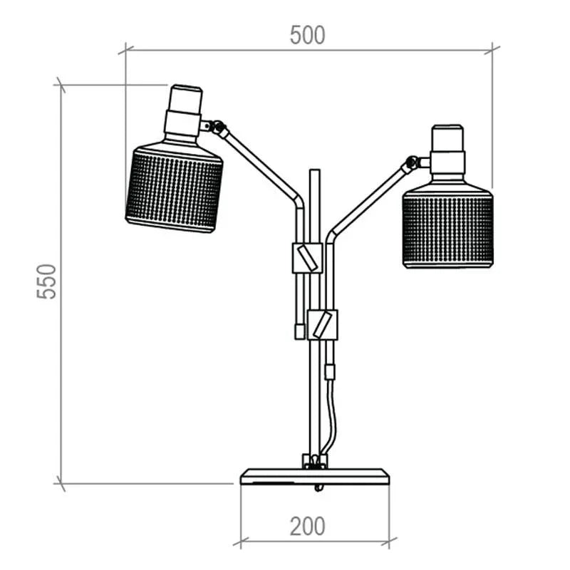 Bert Frank Riddle Twin Table Lamp | All Square Lighting