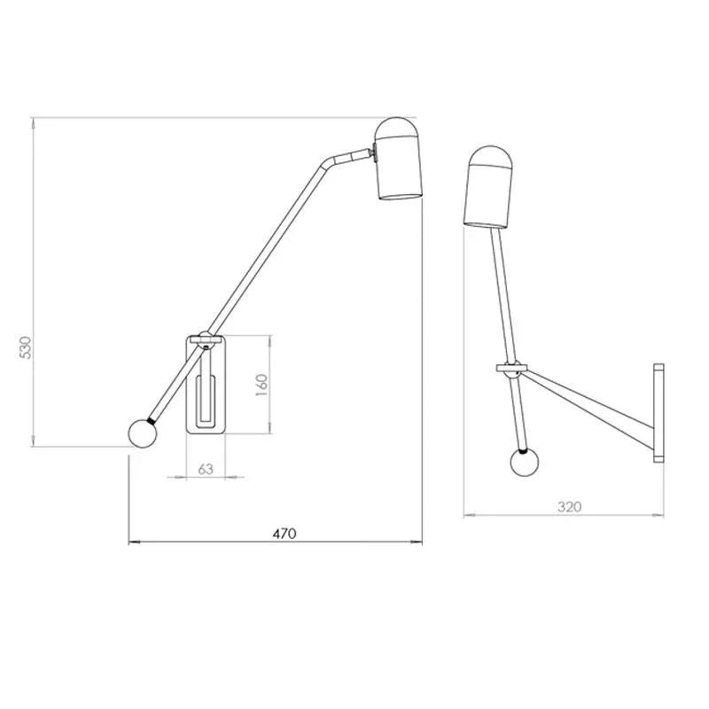 Bert Frank Stasis Wall Light | All Square Lighting