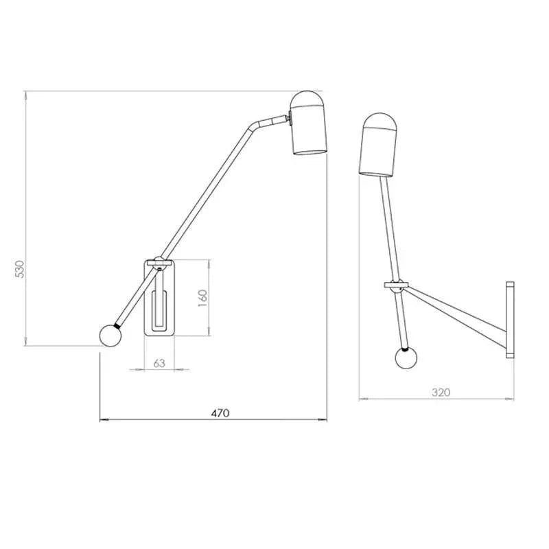 Bert Frank Stasis Wall Light | All Square Lighting