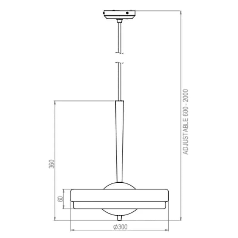 Bert Frank Trave Pendant Light | All Square Lighting