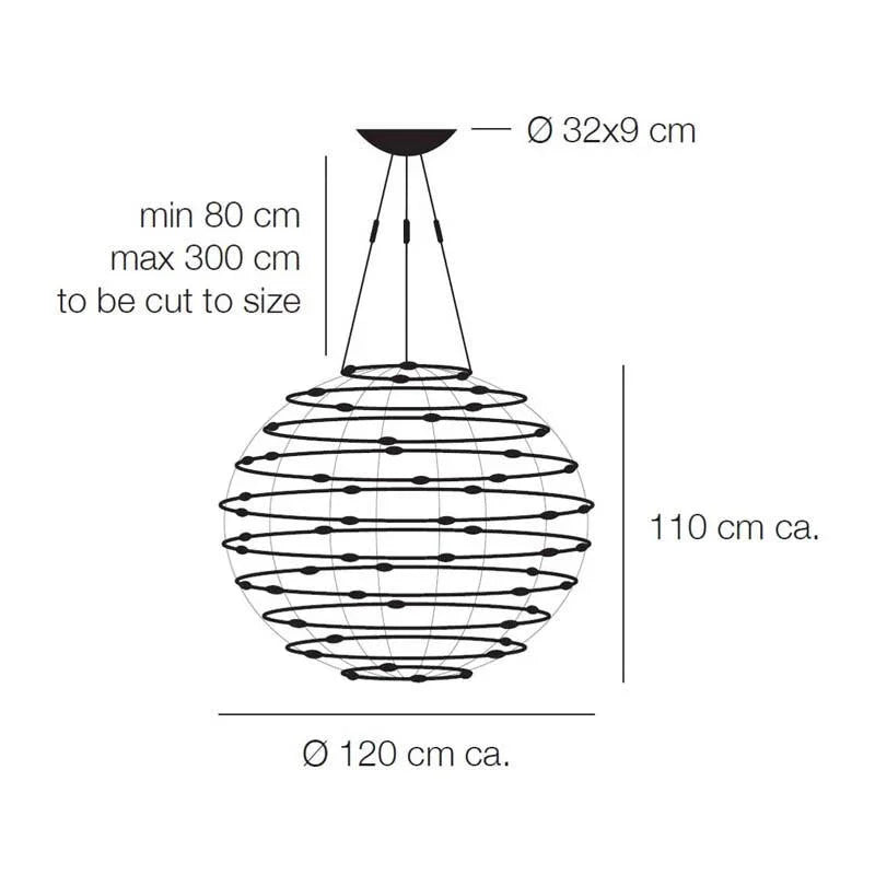 Catellani & Smith 56 Petites Bijoux Pendant Light | All Square Lighting