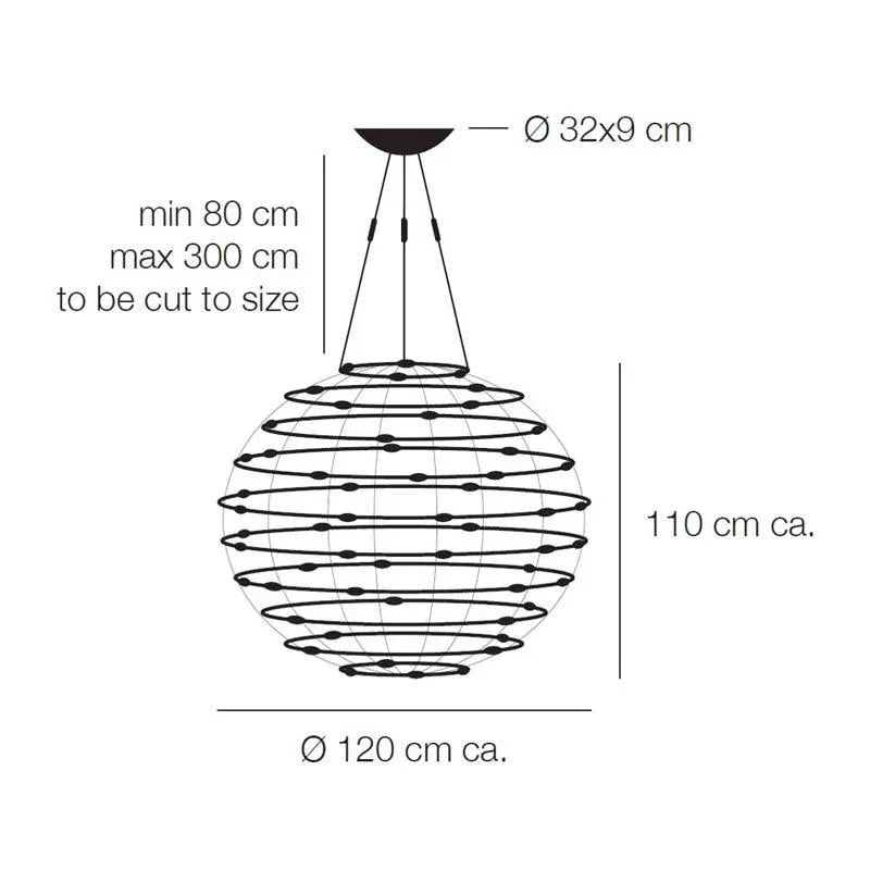 Catellani & Smith 56 Petites Bijoux Pendant Light | All Square Lighting