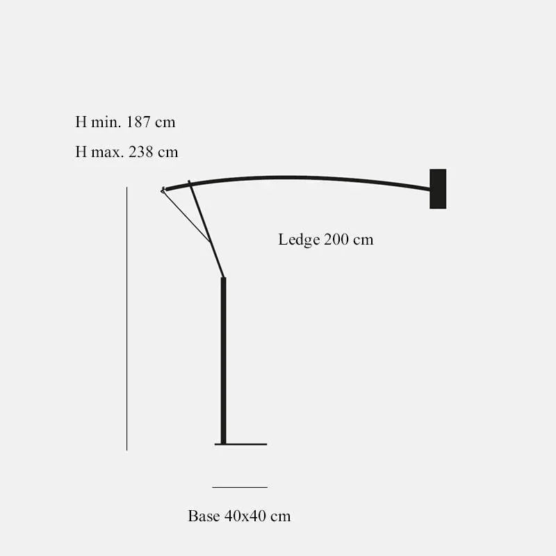 Catellani & Smith Ettorino BIG Floor Lamp | All Square Lighting