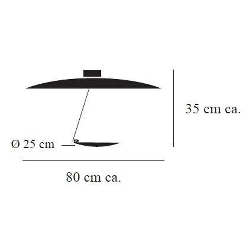 Catellani & Smith Lederam Ceiling Light | All Square Lighting