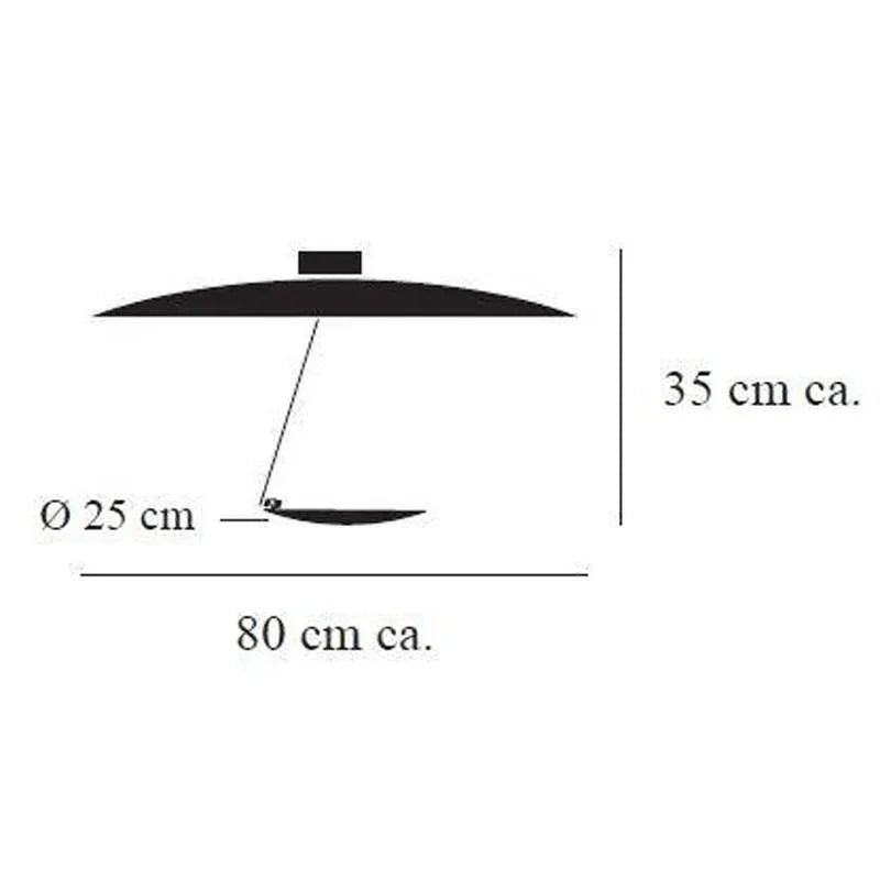 Catellani & Smith Lederam Ceiling Light | All Square Lighting