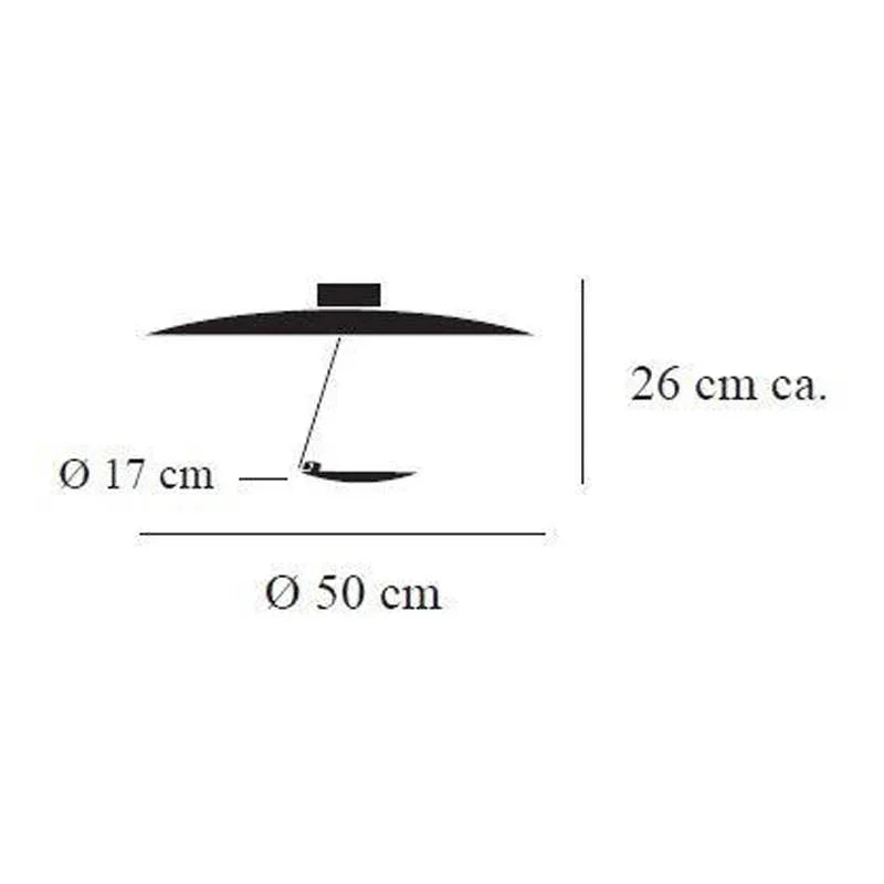 Catellani & Smith Lederam Ceiling Light | All Square Lighting
