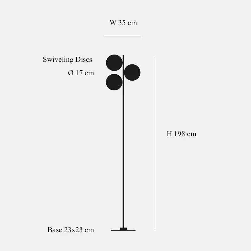 Catellani & Smith Lederam F3 Floor Lamp | All Square Lighting
