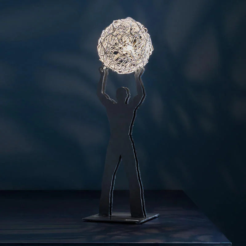 Catellani & Smith Uomo della Luce S Table Lamp | All Square Lighting