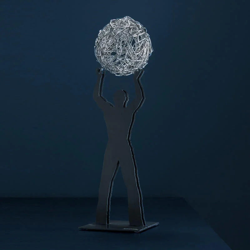 Catellani & Smith Uomo della Luce S Table Lamp | All Square Lighting