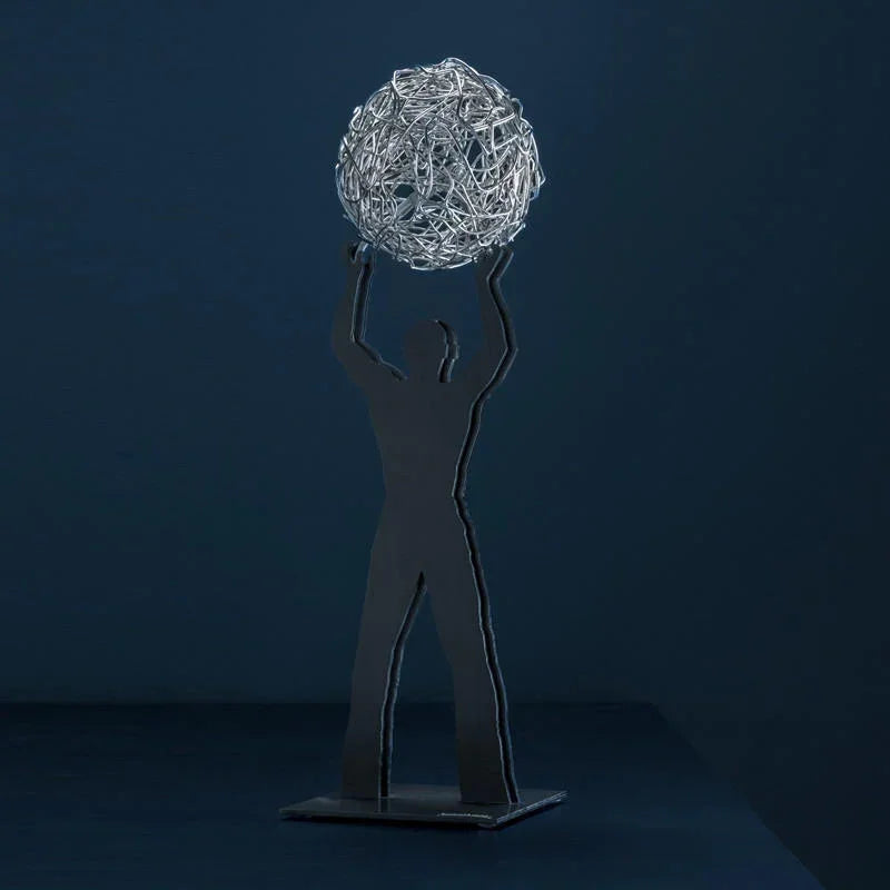 Catellani & Smith Uomo della Luce S Table Lamp | All Square Lighting