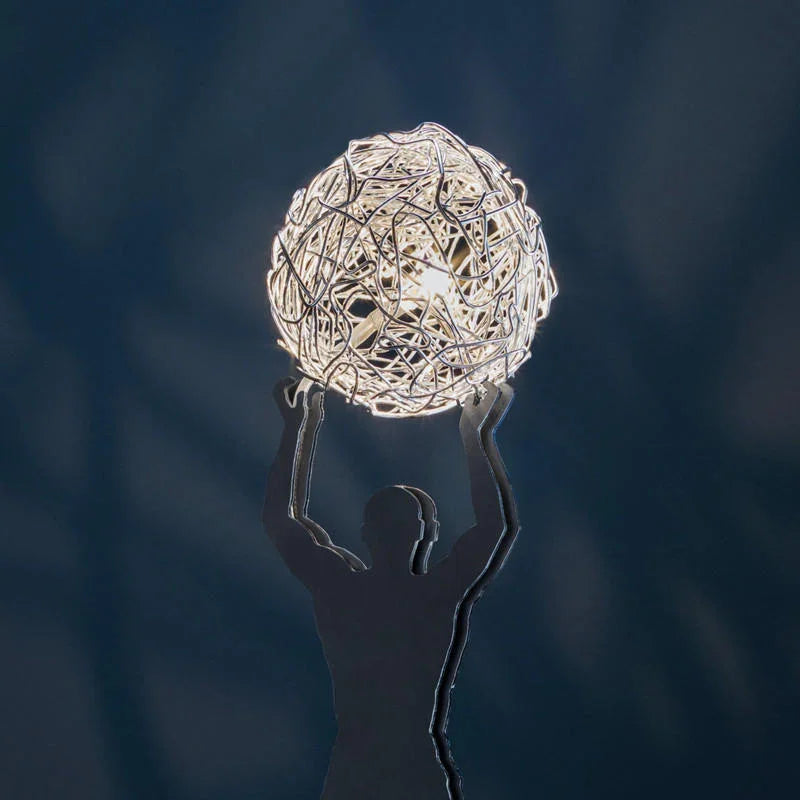 Catellani & Smith Uomo della Luce S Table Lamp | All Square Lighting
