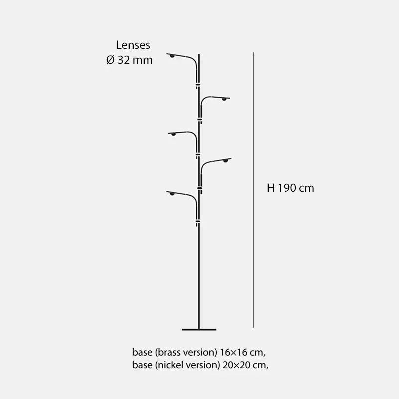 Catellani & Smith Wa Wa Floor Lamp | All Square Lighting