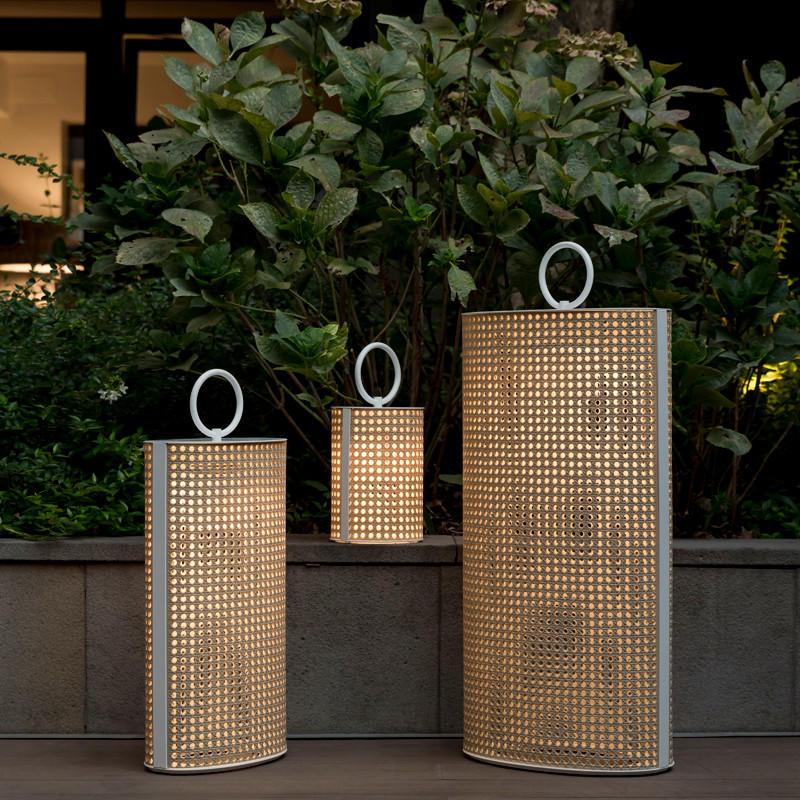 Contardi Clara Small Battery Outdoor Floor Lamp | All Square Lighting