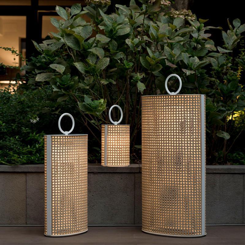 Contardi Clara Small Battery Outdoor Floor Lamp | All Square Lighting