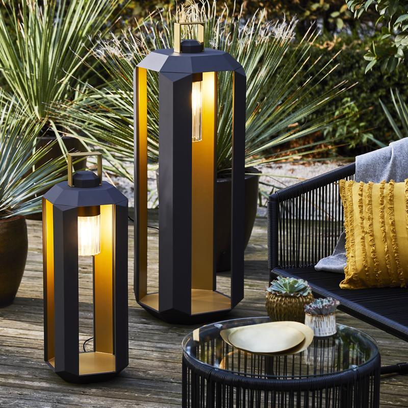 Contardi Cube Small Outdoor Floor Lamp | All Square Lighting