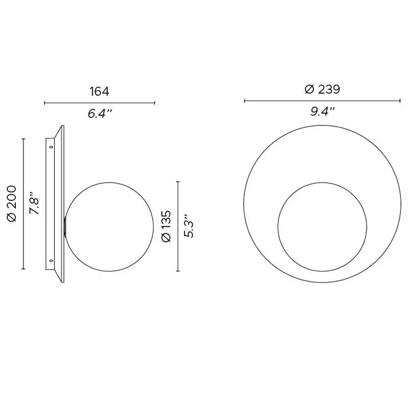 Contardi Emma Wall Light | All Square Lighting