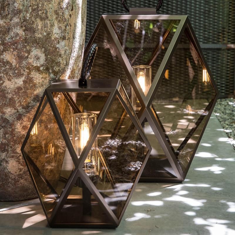 Contardi Muse Lantern Large Outdoor Floor Lamp | All Square Lighting