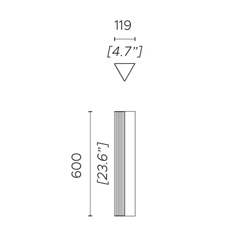 Contardi Stick Medium Wall Light | All Square Lighting