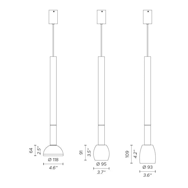 Contardi Tenebra Outdoor Pendant Light | All Square Lighting