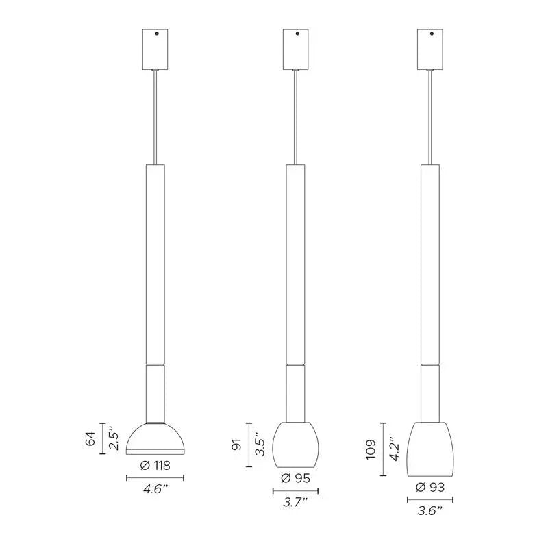 Contardi Tenebra Outdoor Pendant Light | All Square Lighting