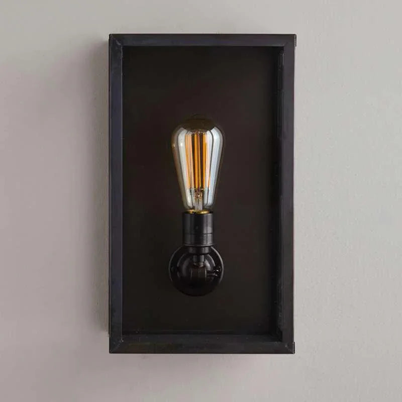 Original BTC Box Medium Internal Glass Wall Light | All Square Lighting