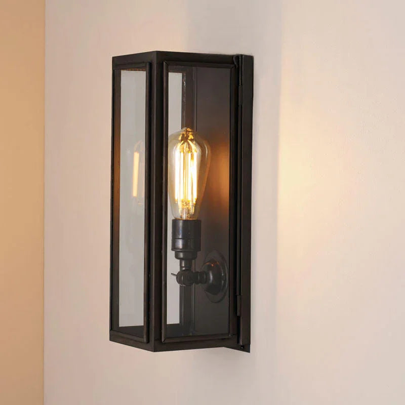 Original BTC Box Narrow External Glass Wall Light | All Square Lighting