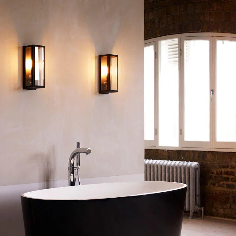 Original BTC Box Narrow Internal Glass Wall Light | All Square Lighting