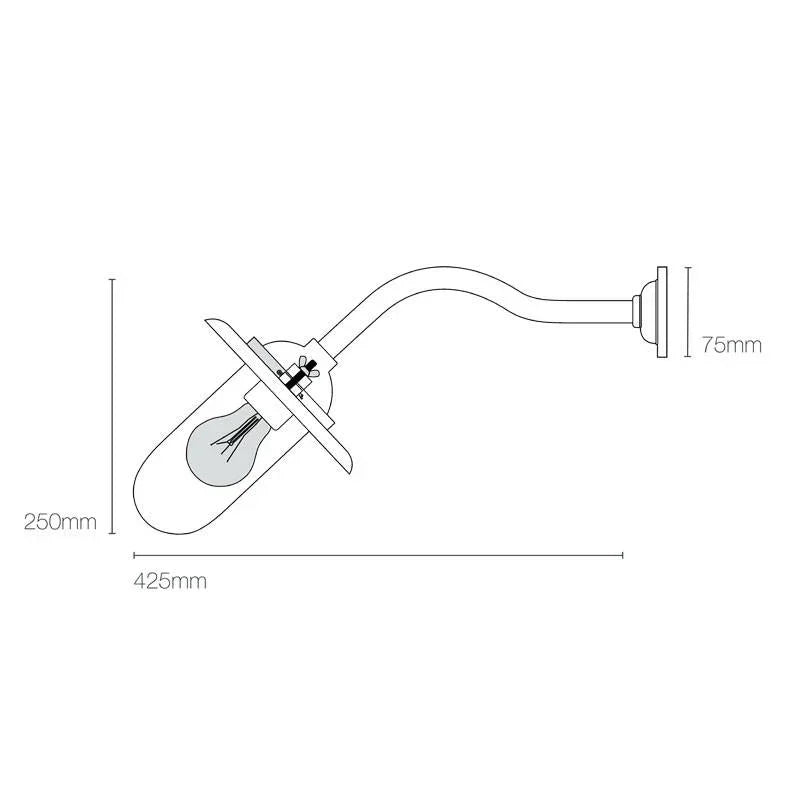 Original BTC Bracket 7685 Canted Wall Light | All Square Lighting