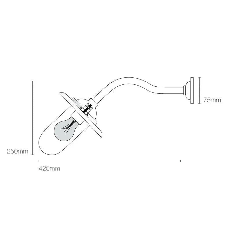 Original BTC Bracket 7685 Canted Wall Light | All Square Lighting