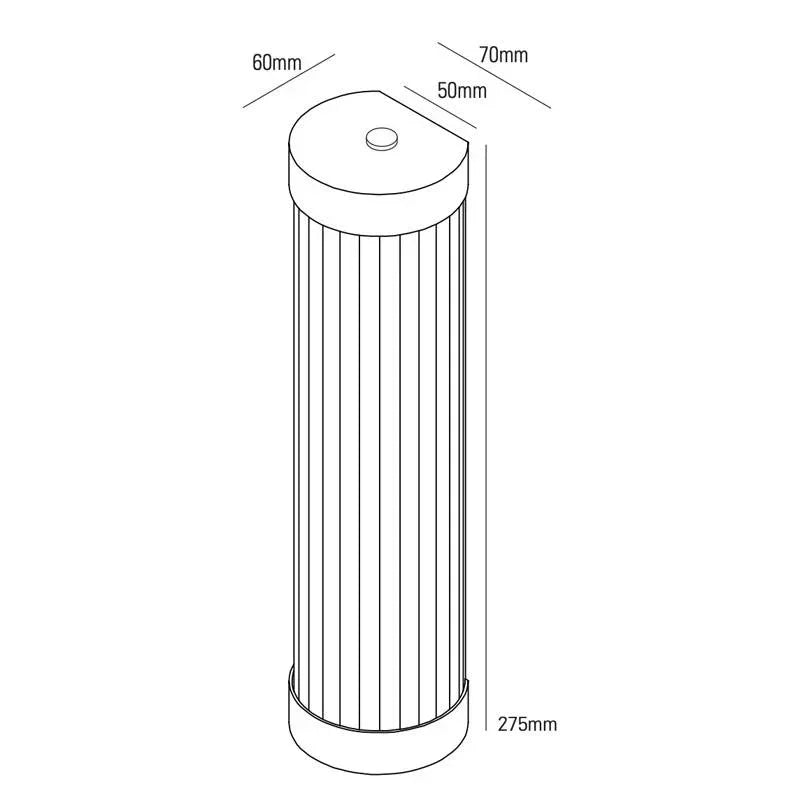 Original BTC Extra Narrow Pillar 27 Wall Light | All Square Lighting