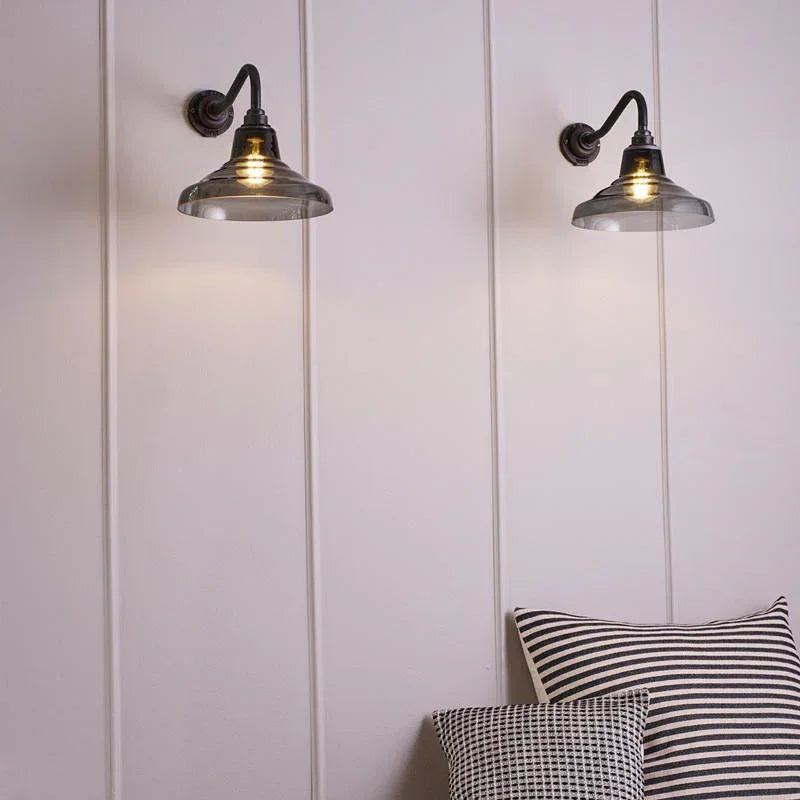 Original BTC Glass School Wall Light | All Square Lighting