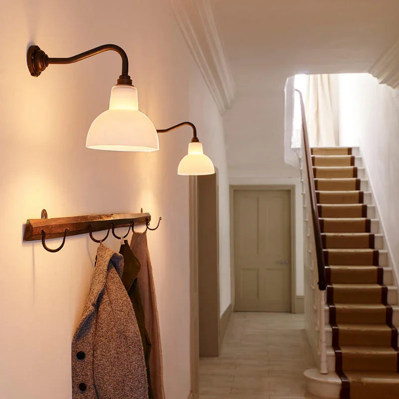 Original BTC Glass York Wall Light | All Square Lighting