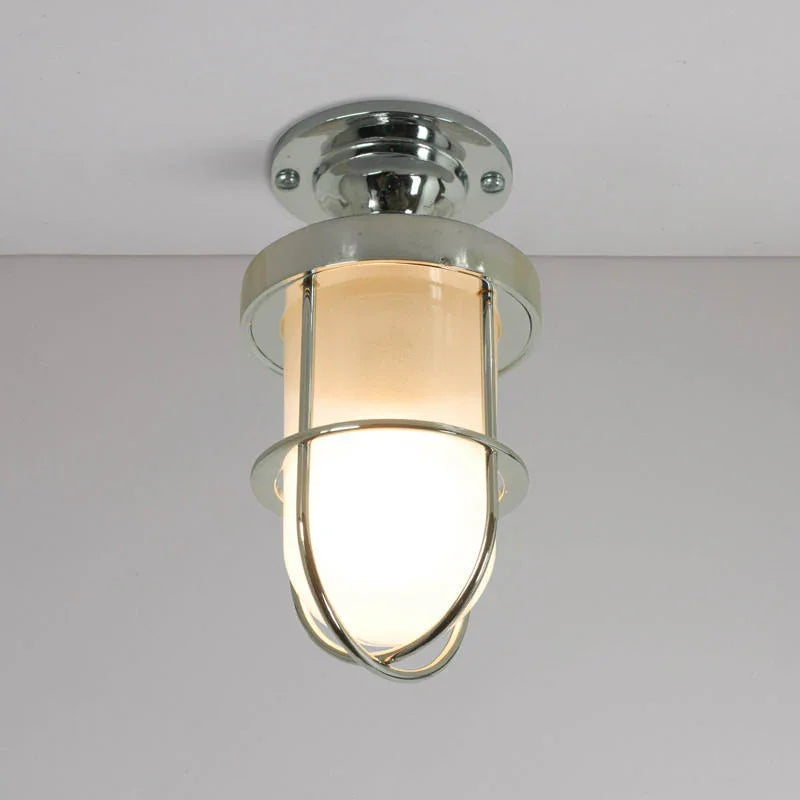 Original BTC Miniature Ship’s Well Glass 7204 Ceiling Light | All Square Lighting