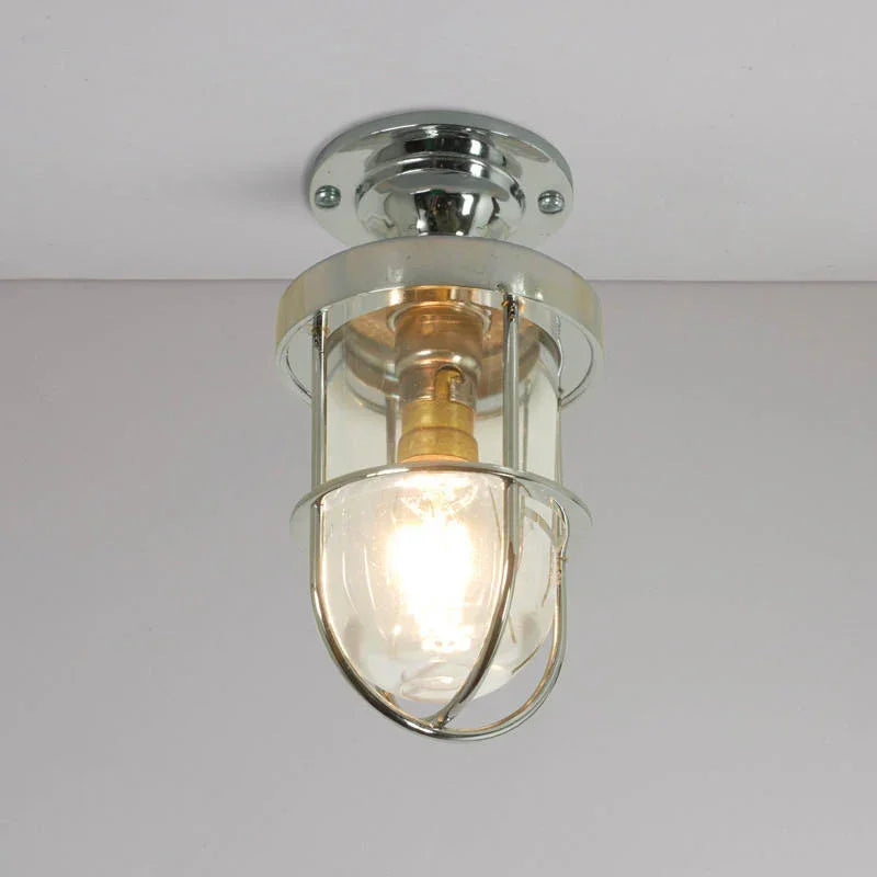 Original BTC Miniature Ship’s Well Glass 7204 Ceiling Light | All Square Lighting