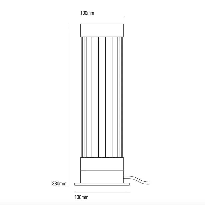 Original BTC Pillar Table Lamp | All Square Lighting