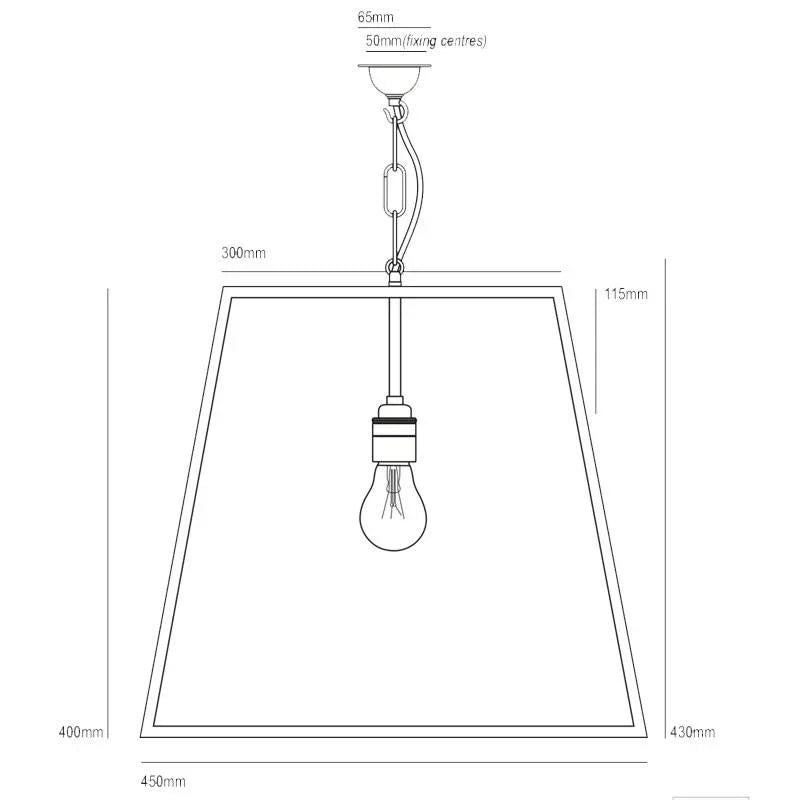 Original BTC Quad Large Pendant Light | All Square Lighting