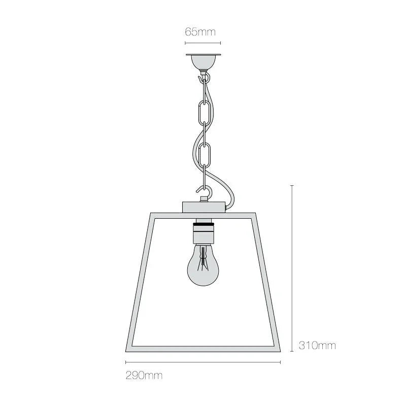 Original BTC Quad Medium IP Pendant Light | All Square Lighting