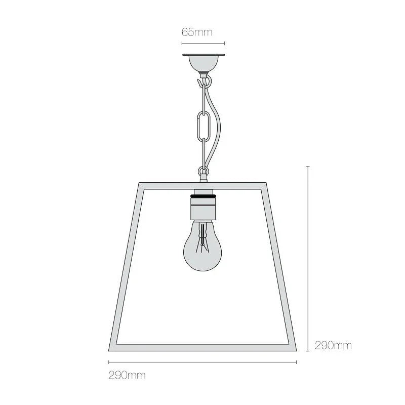 Original BTC Quad Medium Pendant Light | All Square Lighting