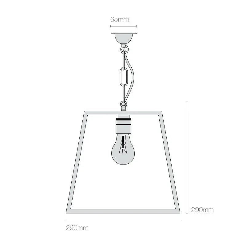 Original BTC Quad Medium Pendant Light | All Square Lighting
