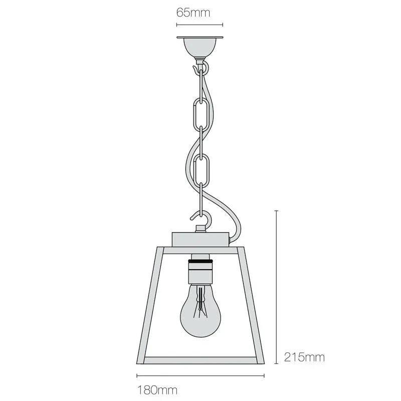 Original BTC Quad Small IP Pendant Light | All Square Lighting